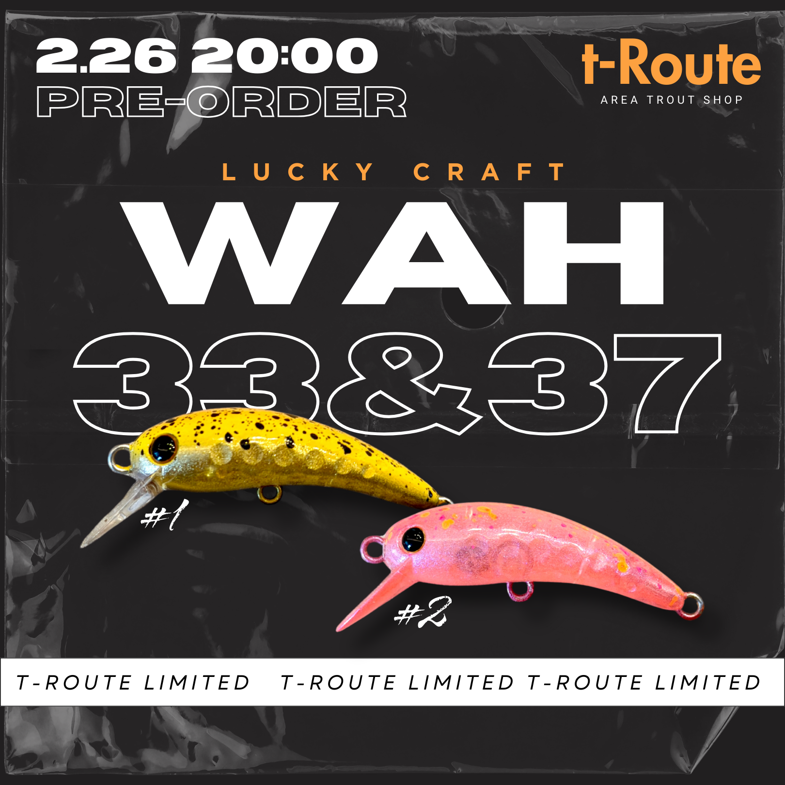 2月26日20時より、ワウ33F&37Fのオリカラ予約を開始します。 – t-Route