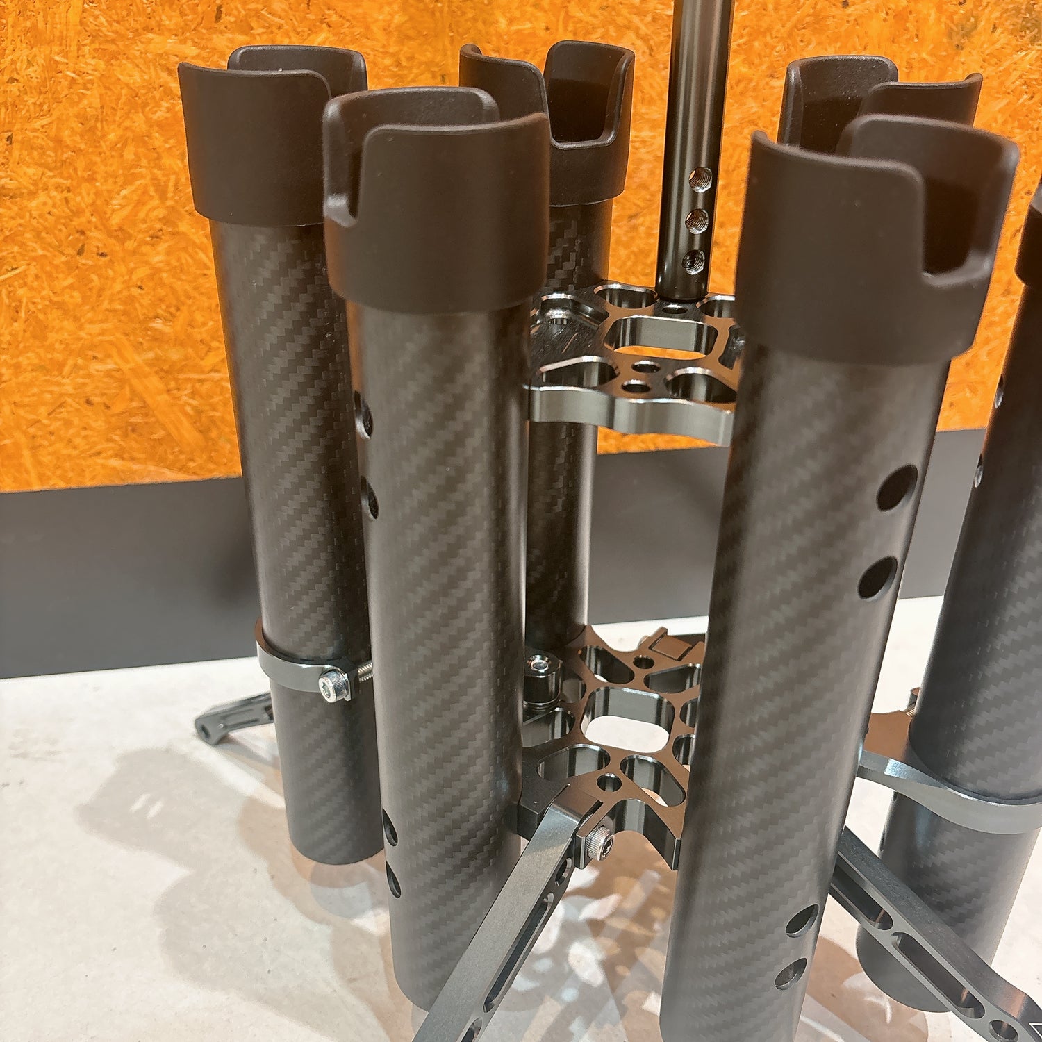 DLIVE ROD STAND FORCE Matt Carbon Holder color(ドライブロッドスタンドフォース マットカーボンホルダー仕様)