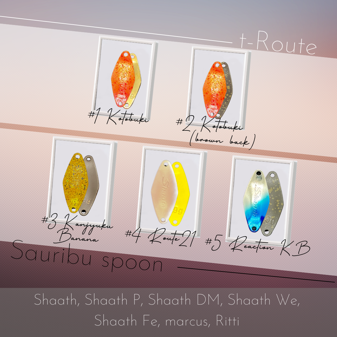 Sauribu spoon t-Route Limited 2024（サウリブスプーンt-Routeオリカラ）