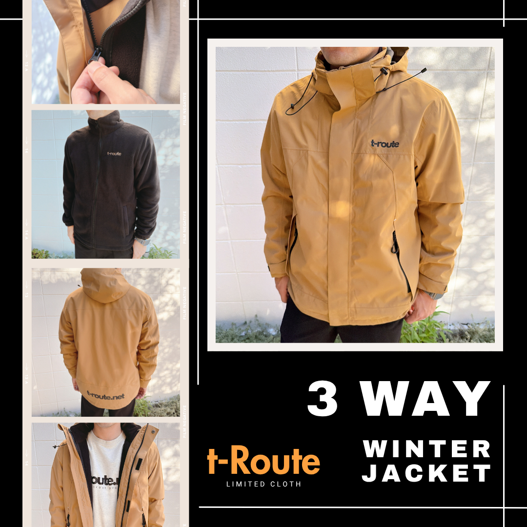t-Route 3 Way Winter Jacket（t-Route 3ウェイウインタージャケット）