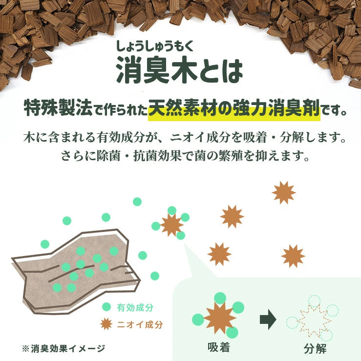 Wood chip deodorizer（消臭木シリーズ）