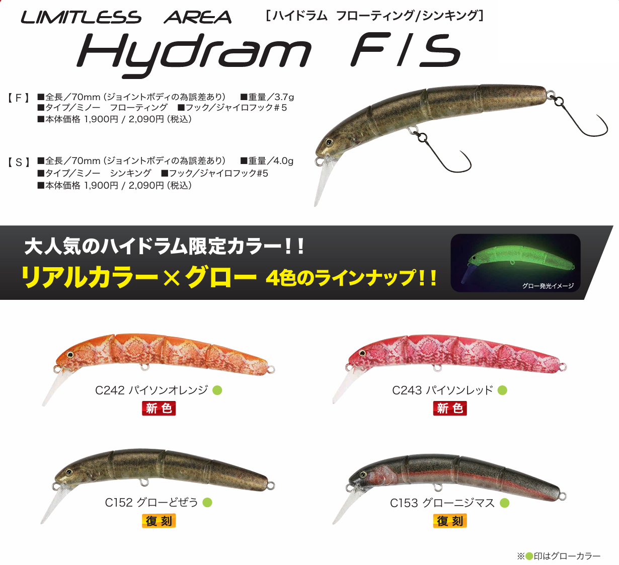 Hydram F/S Limited color（ハイドラムF/S限定カラー）