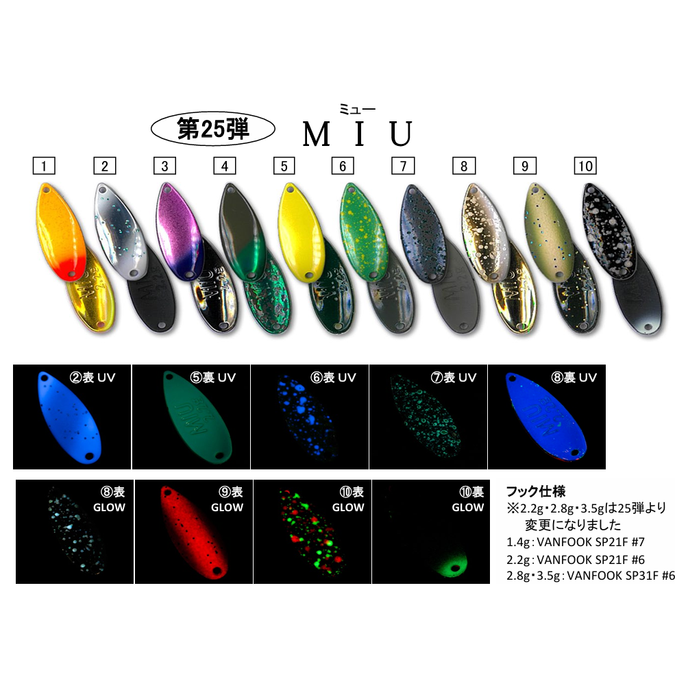 MIU 2025 color（ミウ第25弾カラー）