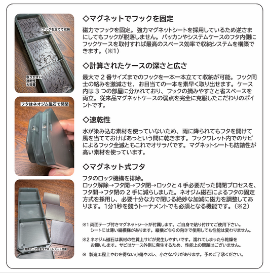 ≪予約商品≫(2025年7月お届け予定）VA MAGNET HOOK CASE（VAマグネットフックケース）
