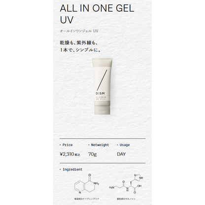 Angfa DISM Skin care item（アンファーディズムスキンケア用品）