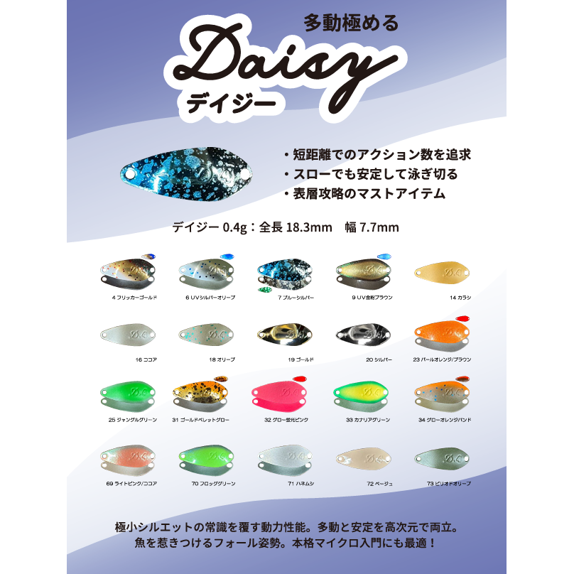 ≪予約商品≫(2025年12月下旬お届け予定）Daisy 0.4g（デイジー0.4g）