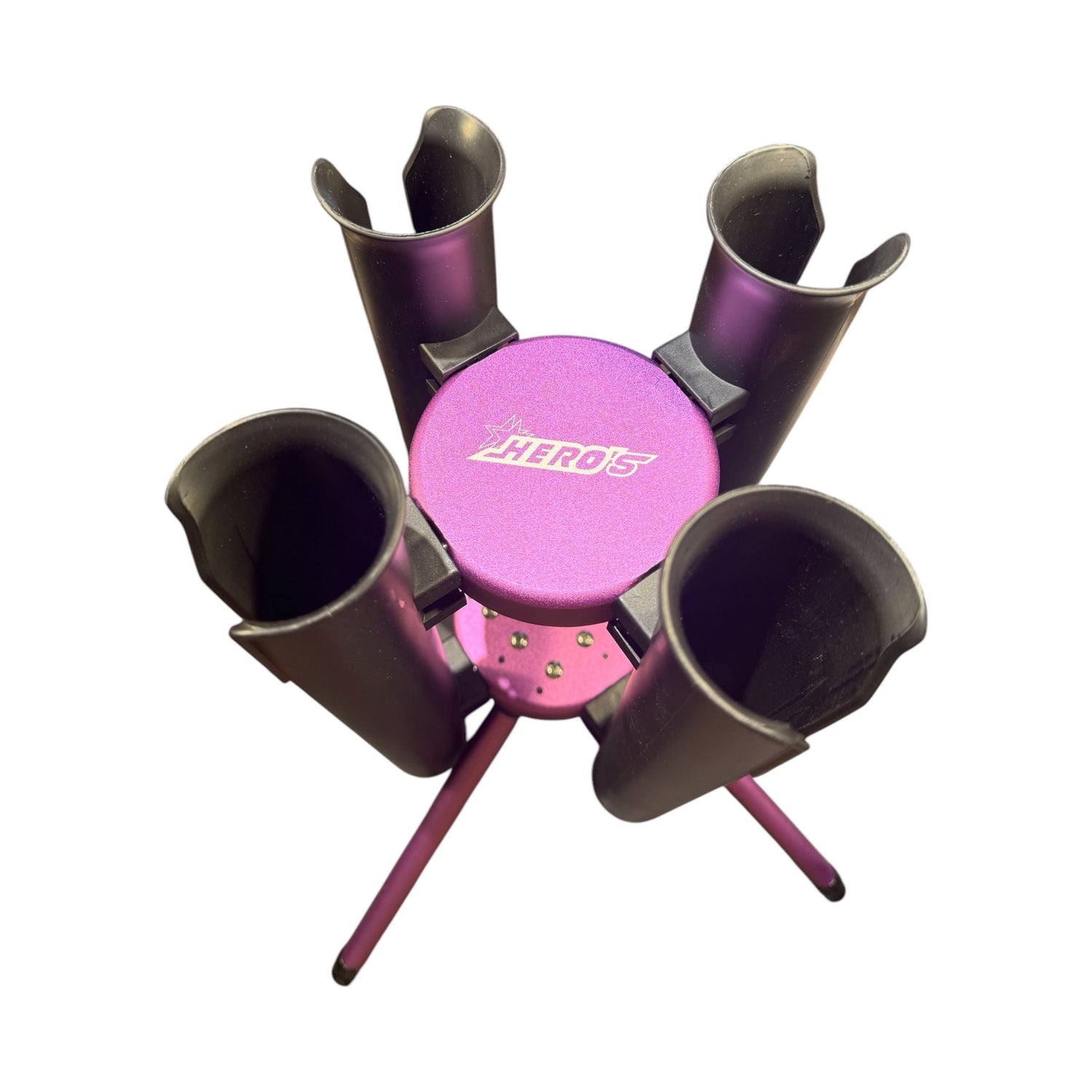 Mukai Rod Stand SPOT-4 HERO'S Purple（ムカイロッドスタンドスポット4ヒーローズパープル）