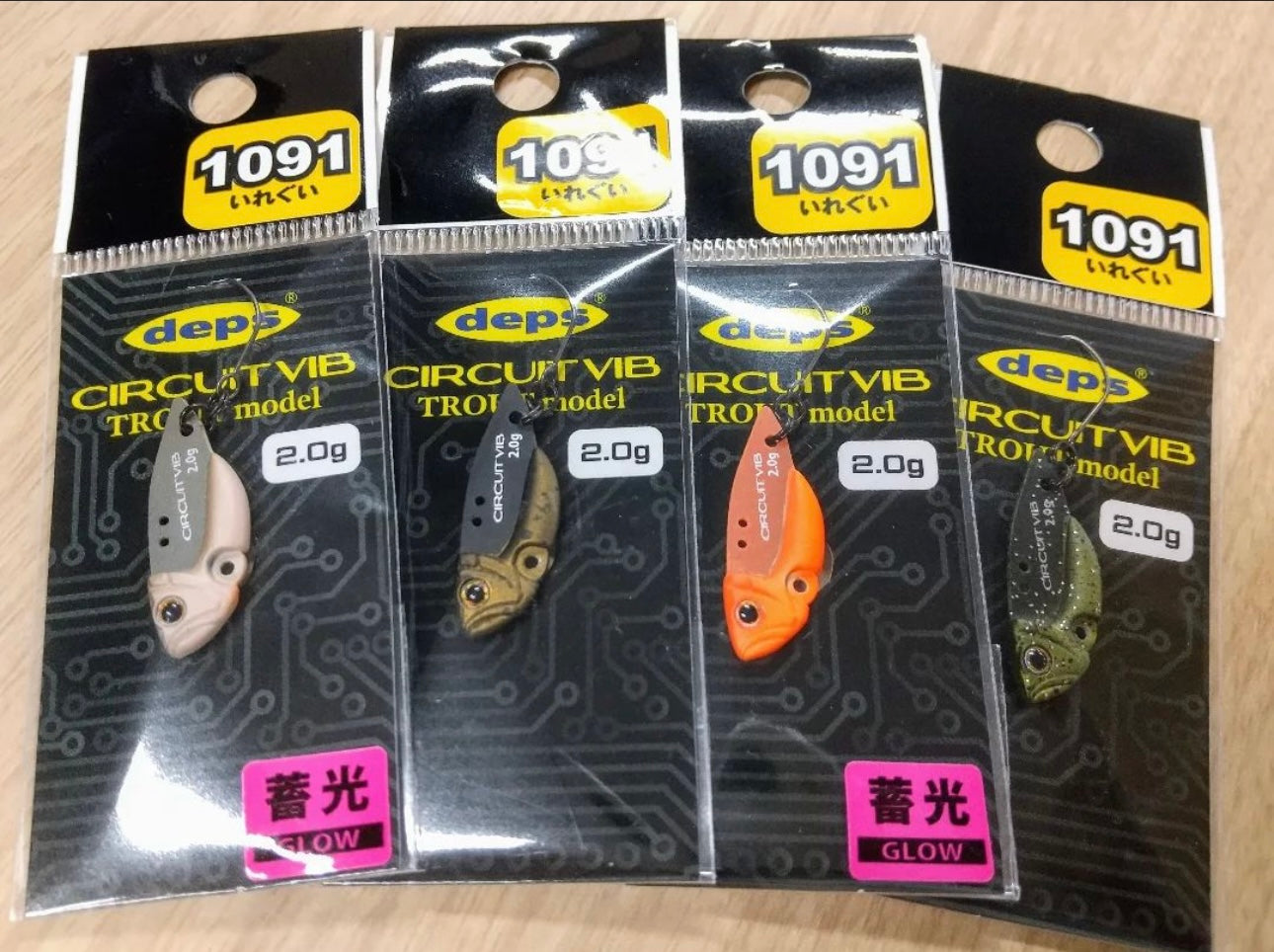 CIRCUIT VIB TROUT model 1091 color（サーキットバイブ トラウトモデル1091モデル）