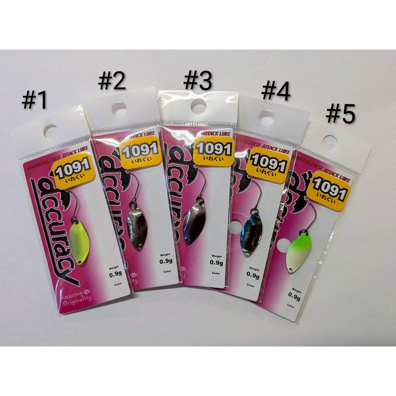 Accuracy Chubu Central Japan 1091 color（アキュラシー 中部管理釣り場コラボ1091カラー）