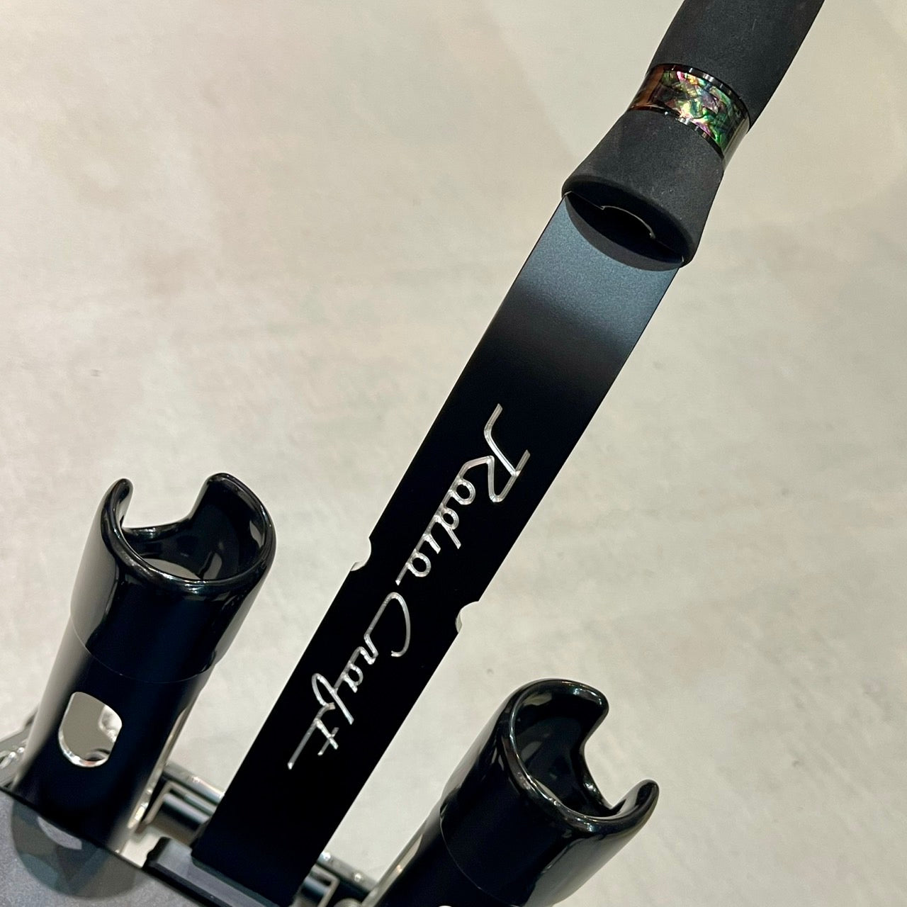 RC Super Custom rod stand For 7 pieces Black Edition (RCスーパーカスタムロッドスタンド7本用ブラックエディション)