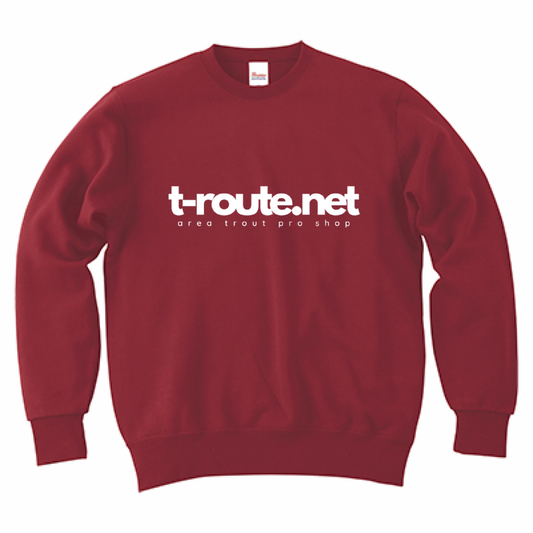≪予約商品≫(注文後2週間程度でお届け）t-Route 2nd Anniversary Sweatshirt Bordeaux（2周年記念トレーナー ボルドー）
