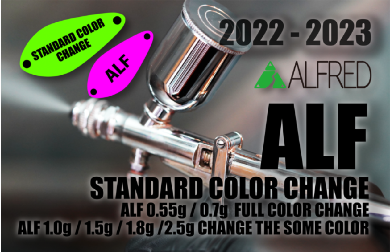 ALFRED <<1.0g & 1.5g & 1.8g & 2.5g>> 2022-2023 color（アルフレッド）